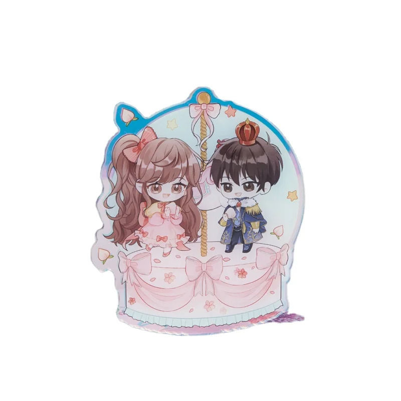 Paka Clear Anime Acrylic Keychain Kawaii Keychain Printed Acrylic Charms Kpop Acrylic Key Chain Factory Custom Cute Wenzhou