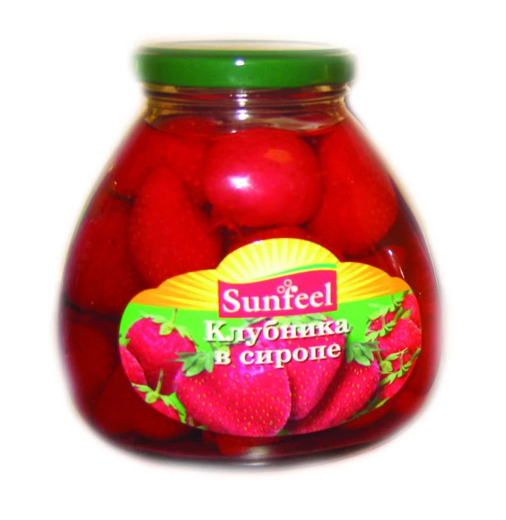 2022 New Season Good Quality Canned Strawberries In Syrup