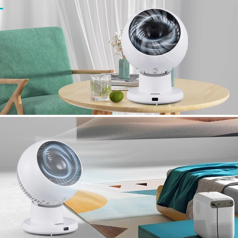 Household custom 23w home office bedroom dc no battery mini desk and table plastic fan circulator