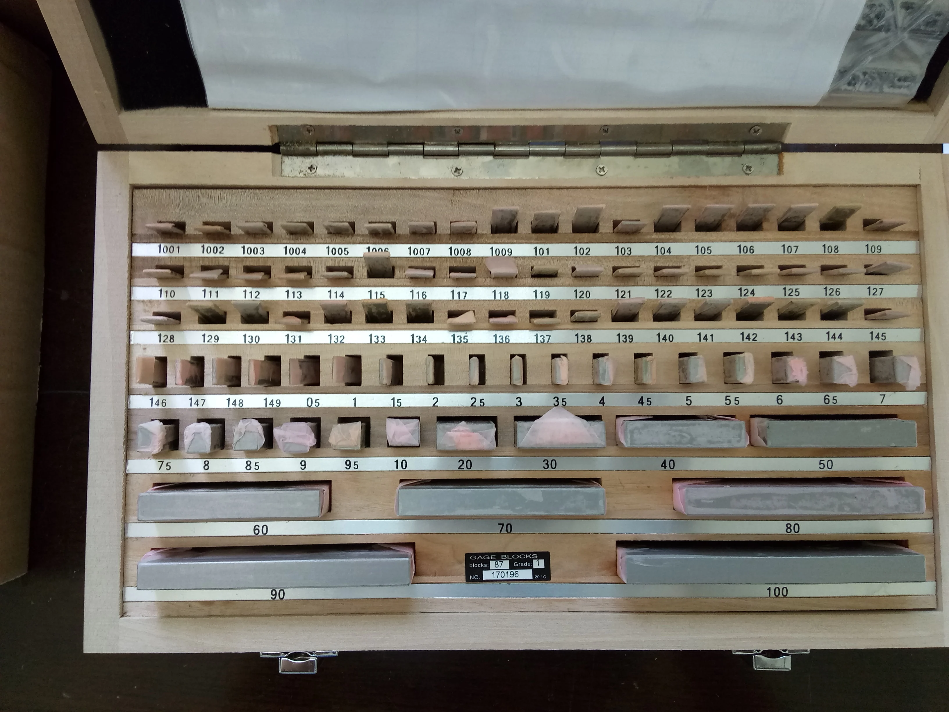 Metric Gauge Block set
