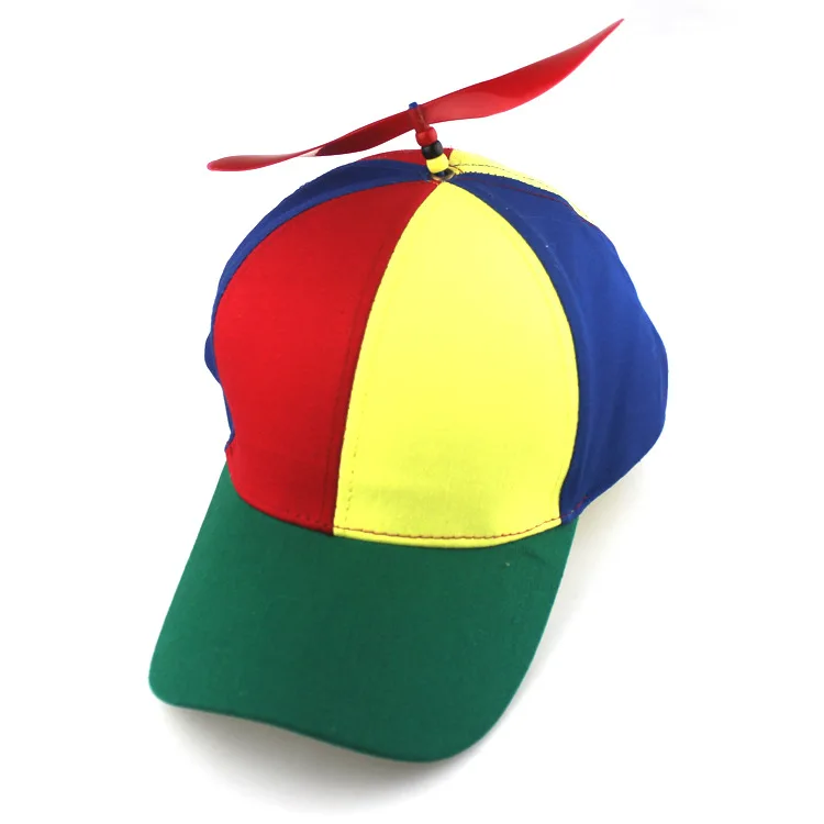 New Sport cap Creative removable propeller baseball cap spring and summer adult shade windmill bamboo dragonfly cap