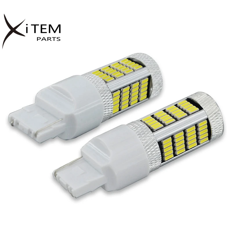 Светодиодные противотуманные фары 4014 92smd H7 H11 HB3 HB4 светодиодные лампы для автомобиля стоп-сигналы 1156 1157 7443 7440