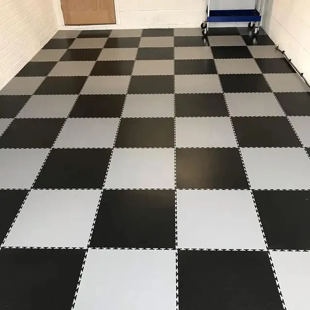 Factory Price Easy-to-disassemble garage plastic floor leather Cover Waterproof Pvc Flooring Carpet Floor tiles