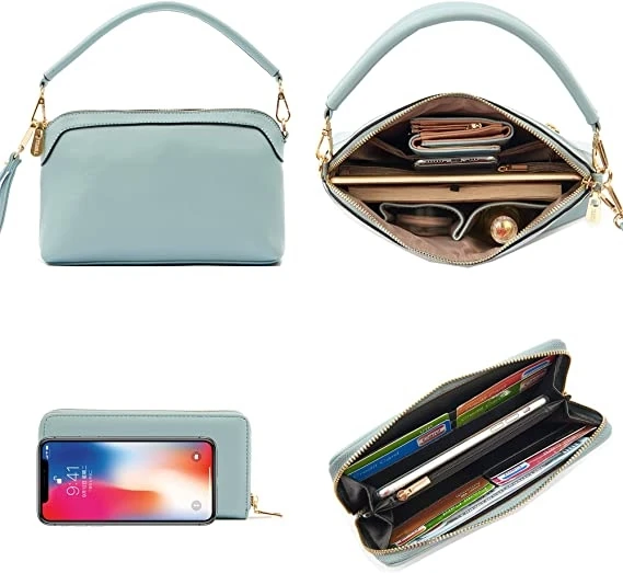 Purse and Wallet set for Women Large Hobo Bags Female Fashion Tote Shoulder Bags Crossbody Wallets Satchel Purse Set