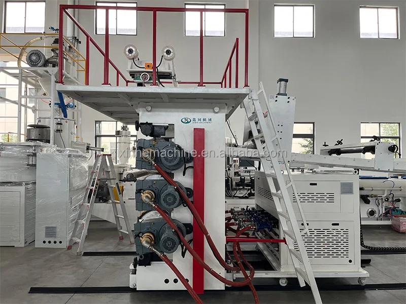 PLC Plastic PVC marble building materials wall panel mold extrusion molding machine