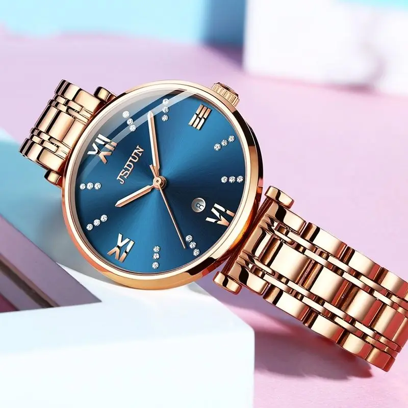 Reselling no Shopify Women Fashion Waterproof Ultra-thin Quartz Watch Women Wrist Digital Quartz Watches