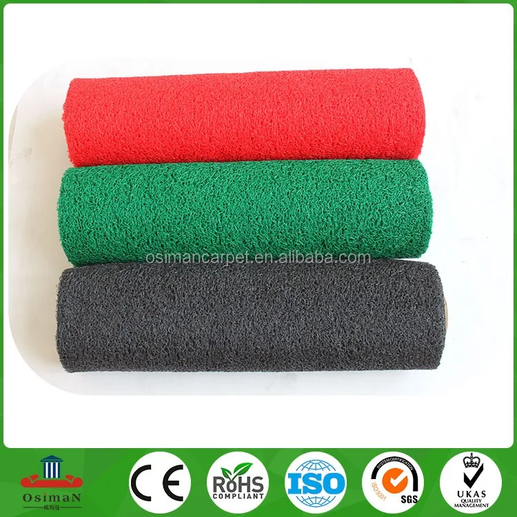 Red carpets pvc coil floor mat roll waterproof pvc mat roll spaghetti without backing manufacturer china supplier
