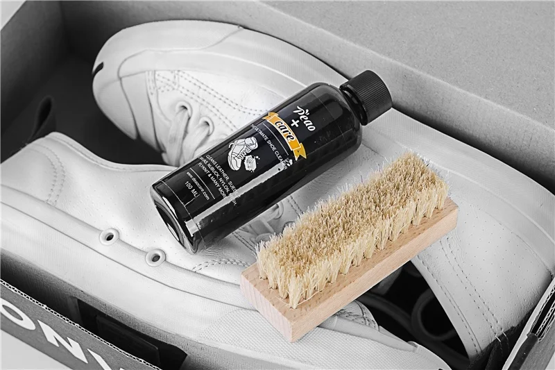 Deao Care Suede Shoe Cleaner Kit Sneaker Cleaning Liquid Pig Bristle Brush WIth Plastic Ziplock Pouch Bag