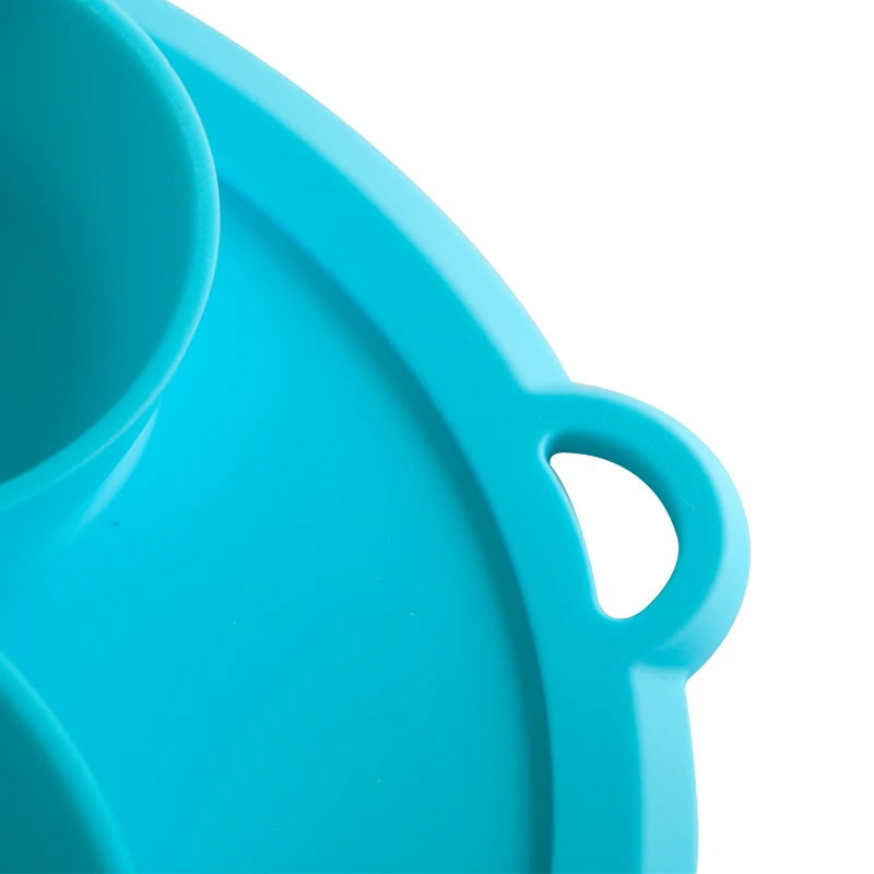 Amazon top sale 2021 100% Food Grade Silicone Mickey Shape Placemat for Baby Dinner Plate