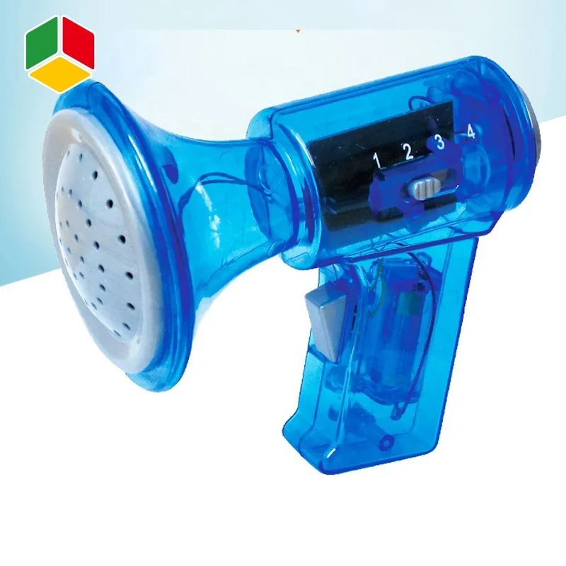 QS Toy 2 Color 2021 New Toy Speaker Amplifier 3 Different Voice Changer Toy Loudspeaker Game For Kid Birthday Gift