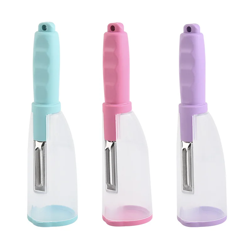Hot Sale Multifunctional Household Vegetable & Fruit Tube Peeler Storage Type Peeling & Apple Potato Peeler