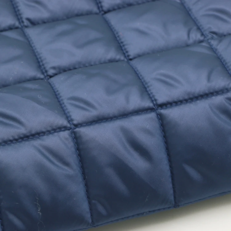 290t polyester taffeta quilted lining fabric / diamond quilted fabric for shirt and jacket lining
