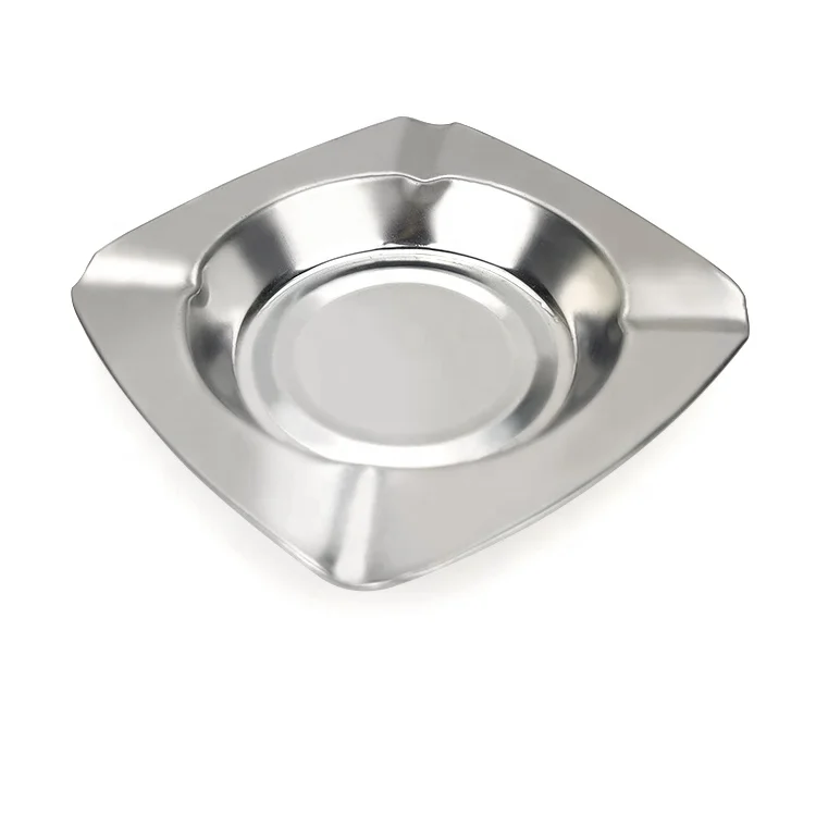 Custom Cigar Logo Shape Metal Portable Ashtray Stainless Steel  cheap ashtray