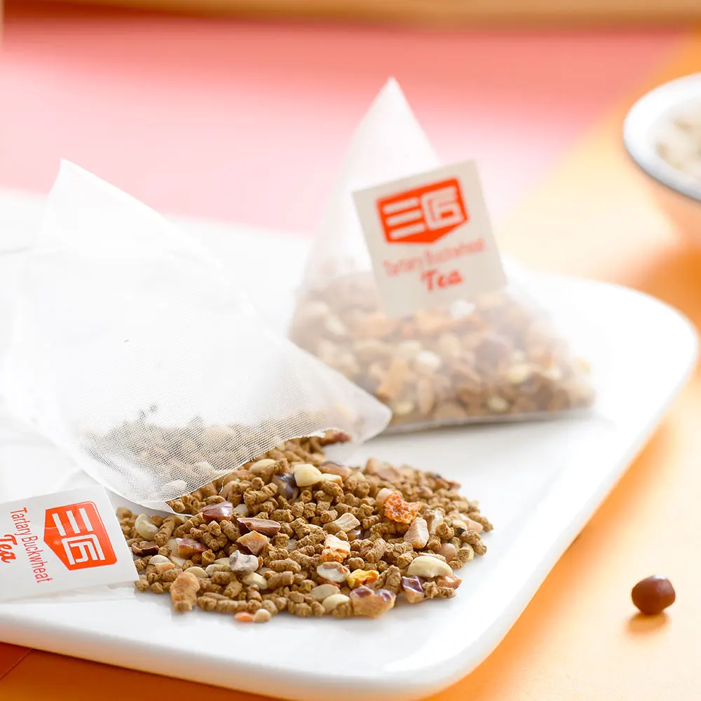 70g tartary buckwheat azuki bean and herbs flavor triangle 14 teabags Bagged Tea