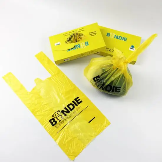 Custom printed eco scented portable PE plastic diaper nappy bags disposable baby nappy/diaper sacks with fragrance