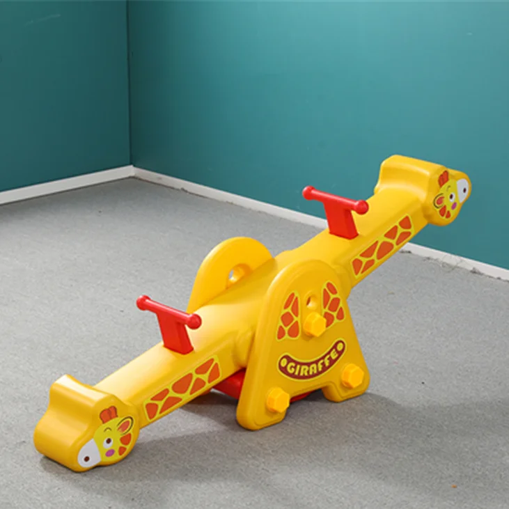 
Cartoon Character Available Colors Low Price Plastic Seesaw For Kids 
