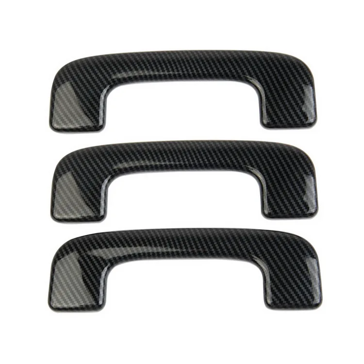 For 2022  ford maverick , car Carbon Fiber Roof Grab Handle Cover Trims interior decoration Accessories