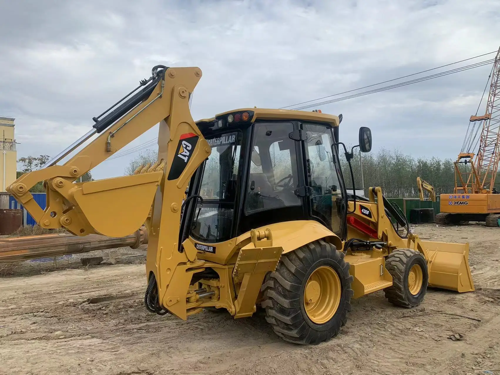 Competitive  price Used CAT 420F CAT Backhoe Loader 420F