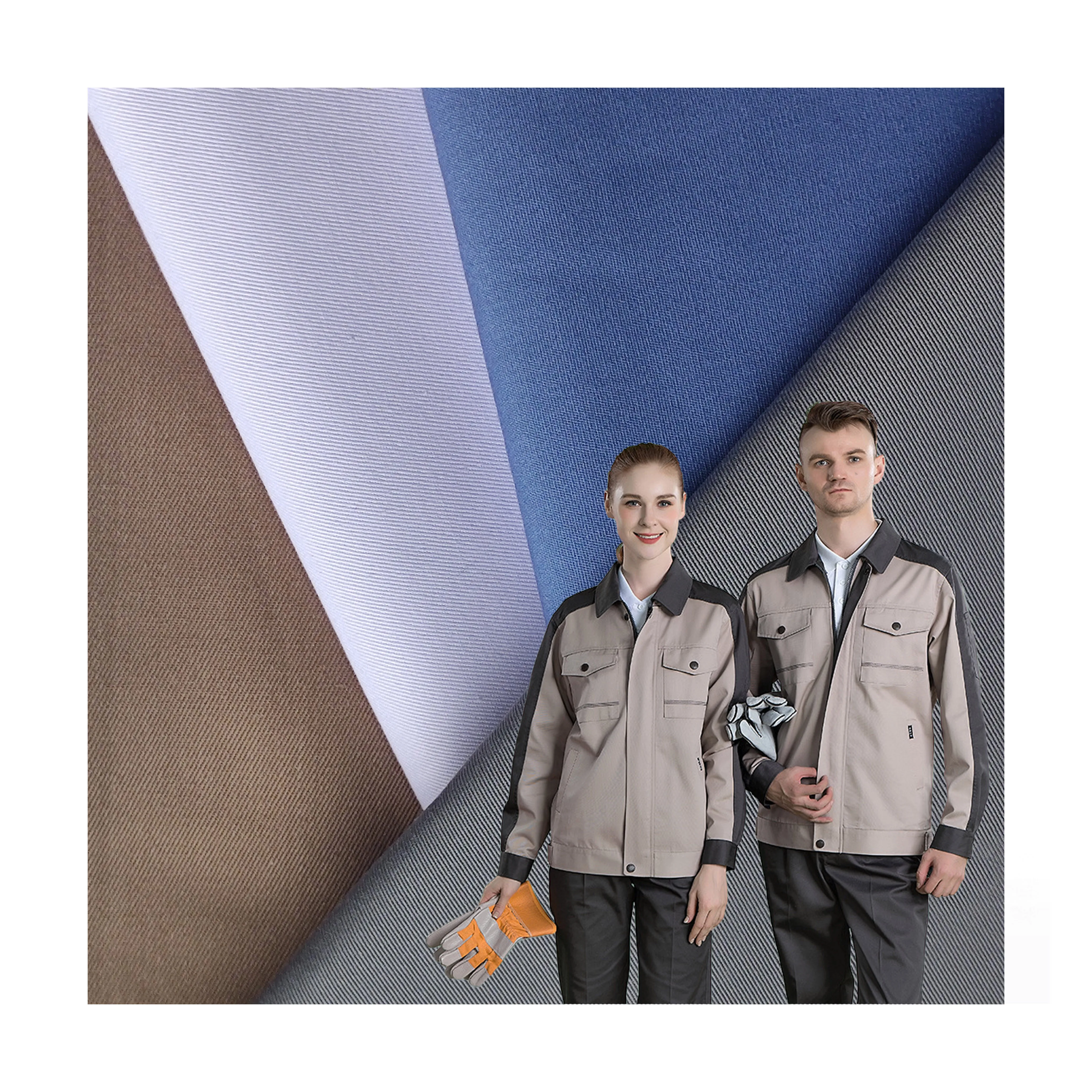 Dyed tc drill twill fabric 80 20 polyester/cotton uniform fabric