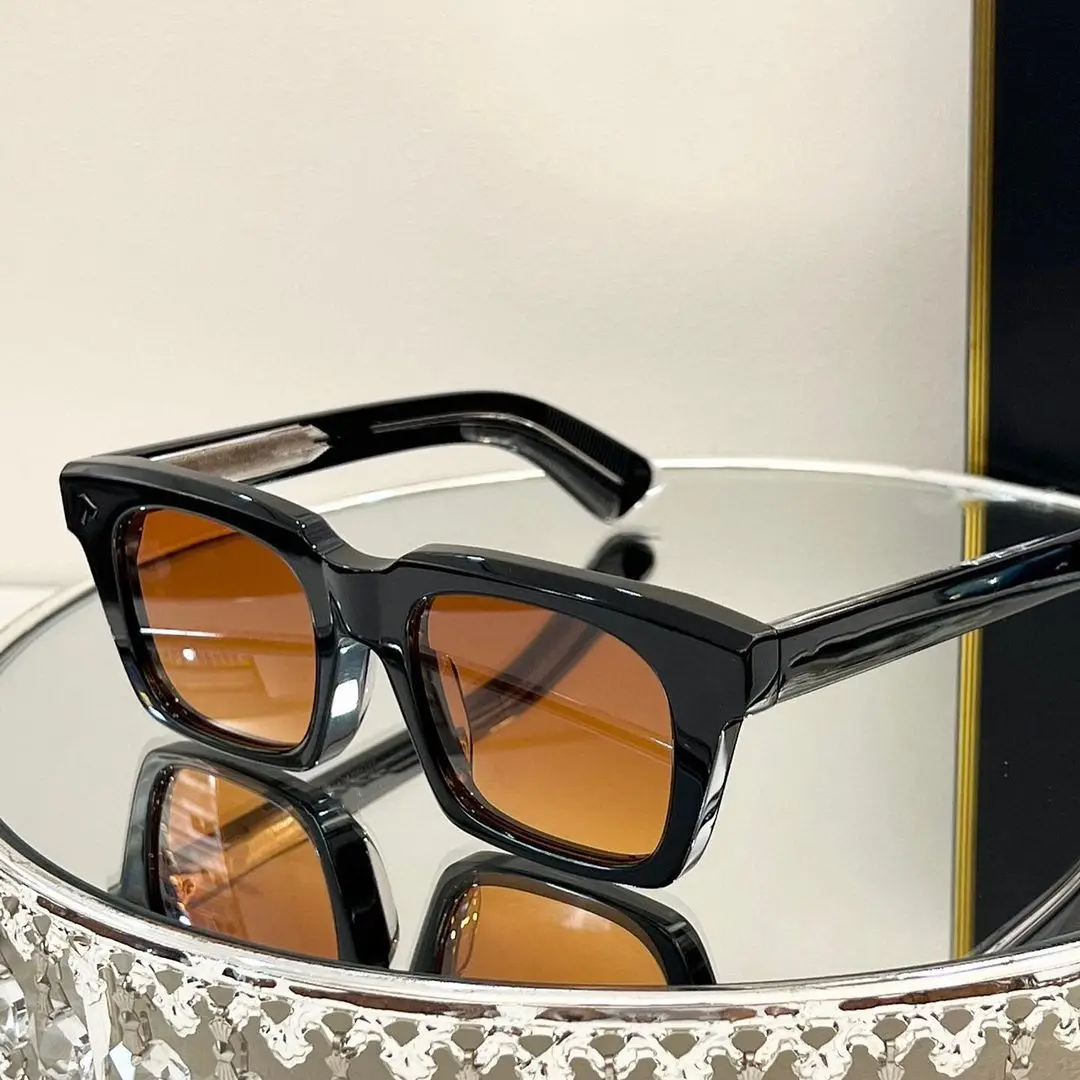 2403 Vintage Acetate Polarized Sunglasses Men Women Small Square Designer UV400 Sunglasses 2024 New Luxury Brand Eyewear Shades