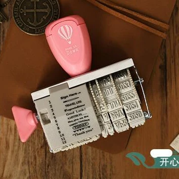 Personalized Logo Adjustable Roller Stamp Date Seal Roll Stamp