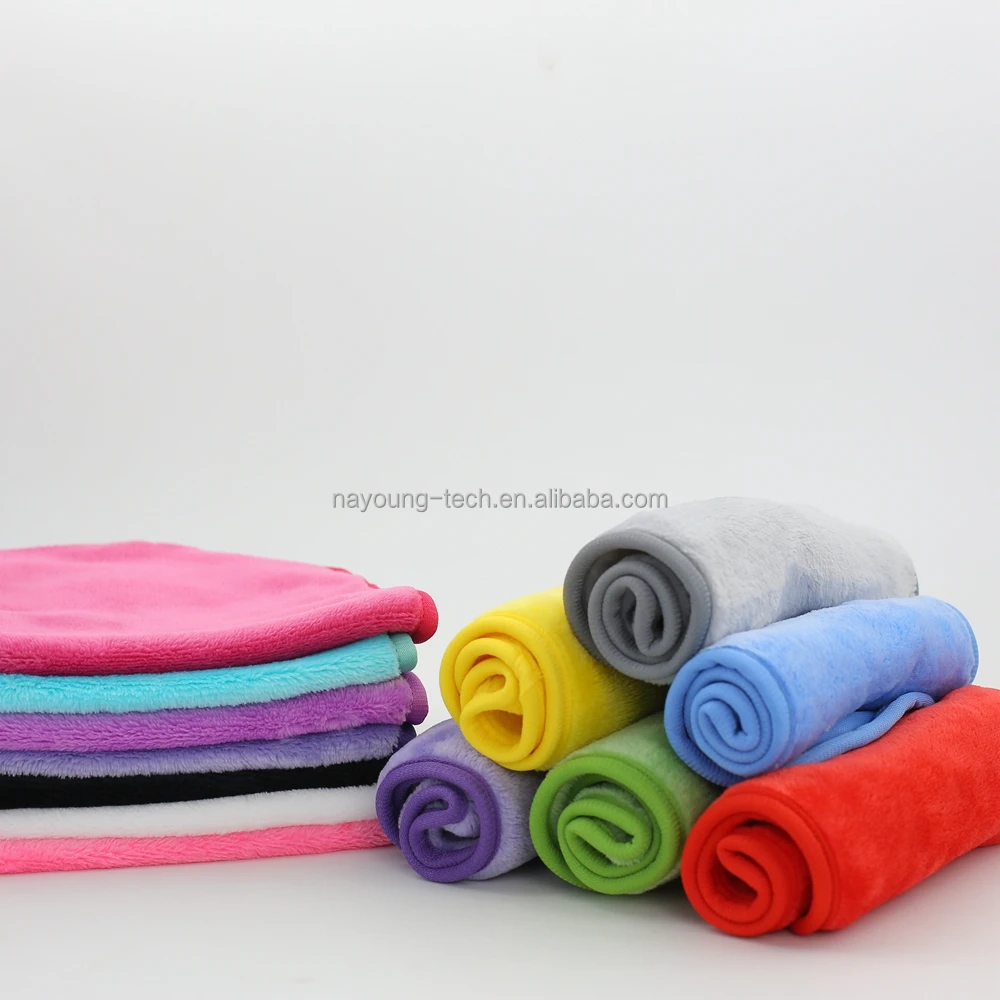 Reusable Square Shape Microfiber Makeup Removal Towel Magical Microfiber Makeup Remover Like Eraser With Customized Logo