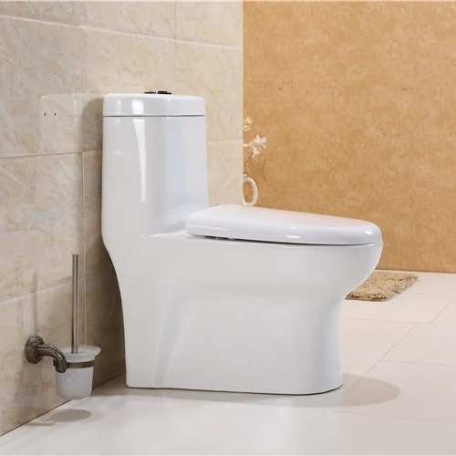 Bathroom equipment Porcelain Toilet Modern Floor Mounted One piece WC Toilet Bathroom WC