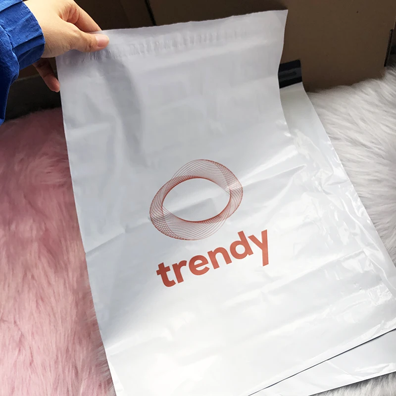 White Biodegradable Mail Shipping Packaging Mailing Shipping bag For Clothing Packaging Product