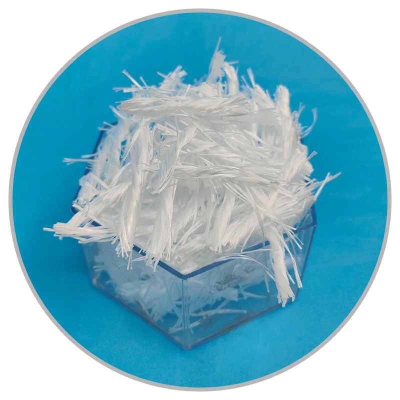 54mm twisted PP fiber used for earthquake resistance concrete