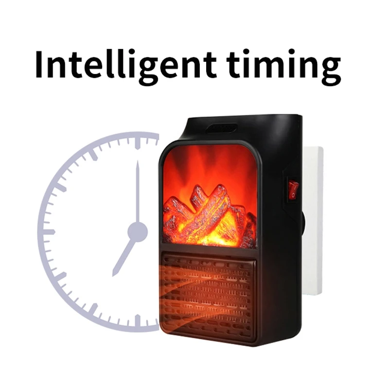 3D Flame Styling Wall Mounted Heater Winter Warmer Room Heater Electric