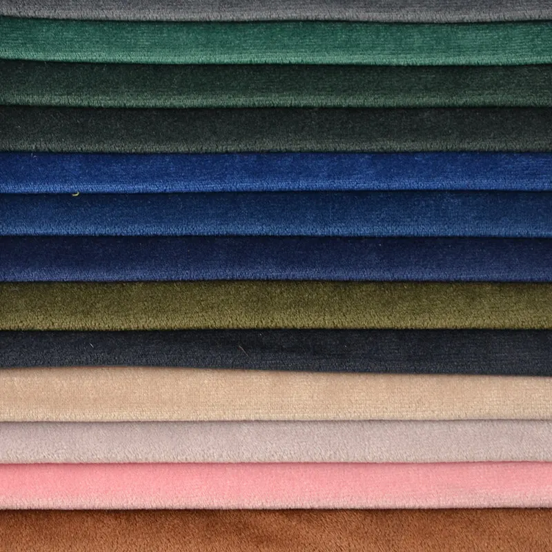 Multi Colors Home Textile 100% Polyester Italy Velvet Fabric Italian Velvet Fabric