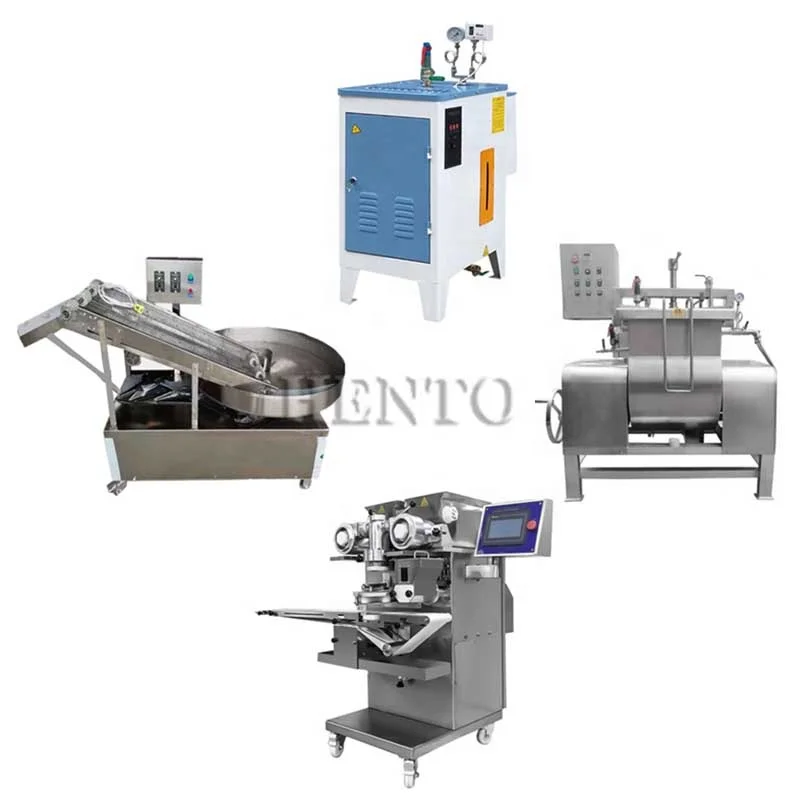 Simple Operation Mochi Ice Cream Maker Machine / Automatic Mochi Dough Steamer / Squishy Mochi Production Line