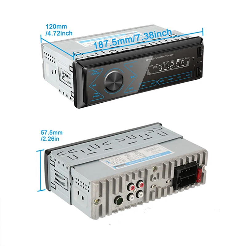 Universal Auto Radio Car player music Android  Radio 1 Din Carplay Car Stereo Radio Bt Fm Audio Mp3