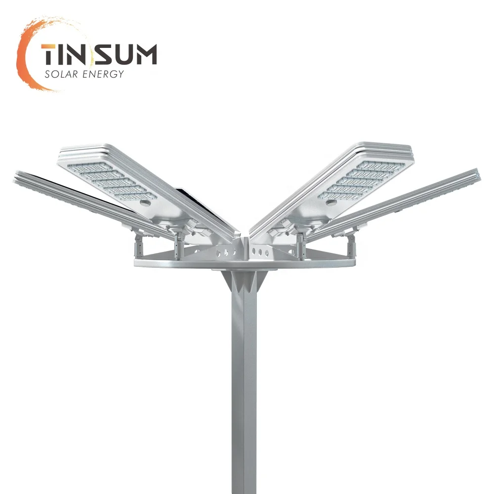 BOYI Ip66 Outdoor Waterproof Road Streetlight Smd 300w 400w 500w  Integrated All in One Led Solar Street Light