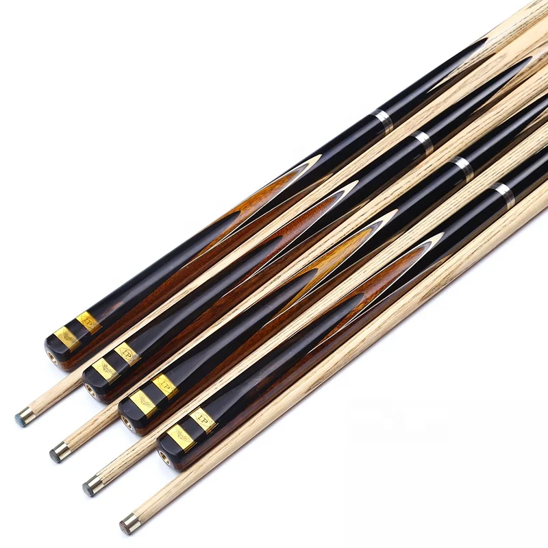 
LP 3/4 joint ash wood shaft Ebony Butt Snooker Cue stick for sale 
