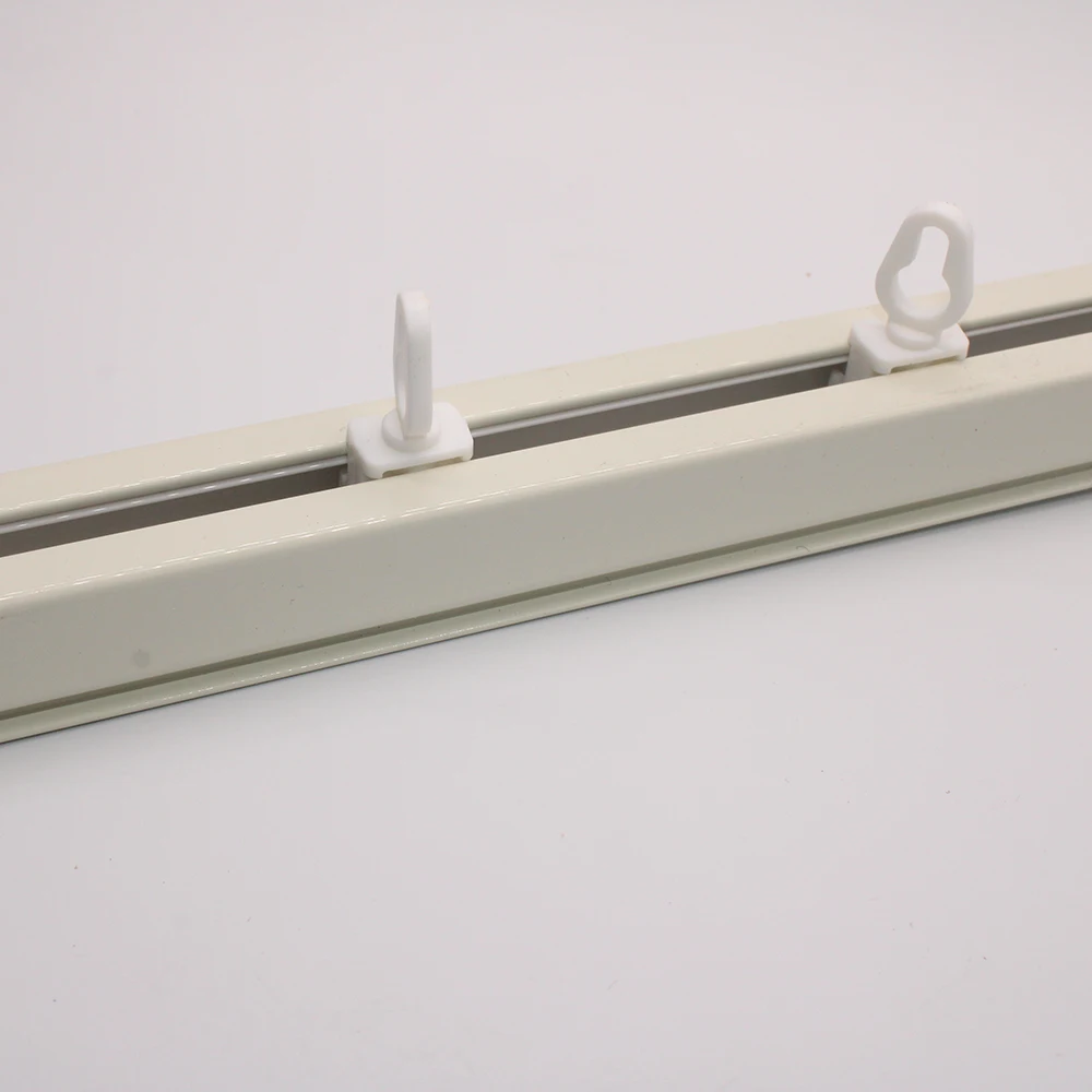 Manufacture Home Aluminum Curtain Track Rail Ceiling Curtain Track With Hook