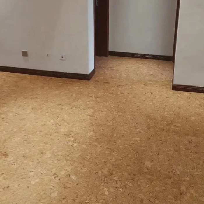 Экологически чистая Водонепроницаемая жесткая основная детская комната с блокировкой щелчка резиновая пробковая напольная плитка