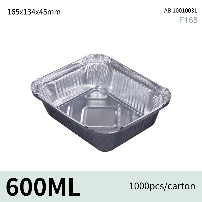 high quality Aluminium Foil Takeaway Food Containers/Box Custom Disposable Aluminium Foil Baking Pan/Tray With Plastic Lids