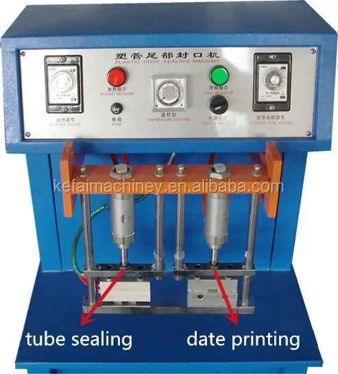 KEFAI Cosmetic Cream Tube Aluminium Plastic Tube Sealing Machine Soft Tube Sealer