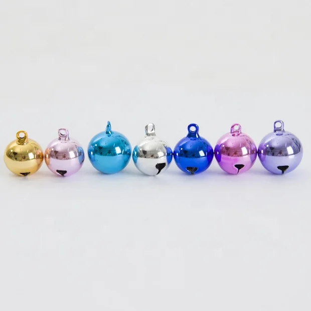8mm-20mm Brass Copper Bell Craft DIY Metal Shiny Christmas Jingle Bells for Party Decorations Jewelry Making Cat Dog Bells