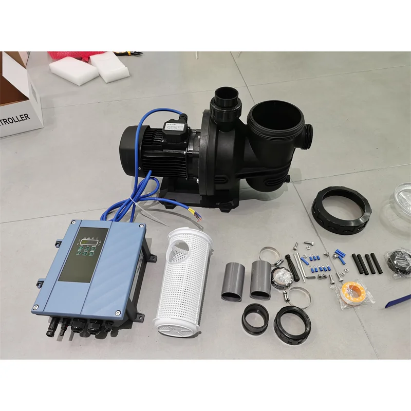 3Inch Water Outlet DC110V 1200W Centrifugal Solar Swimming Pool Pump With Filter