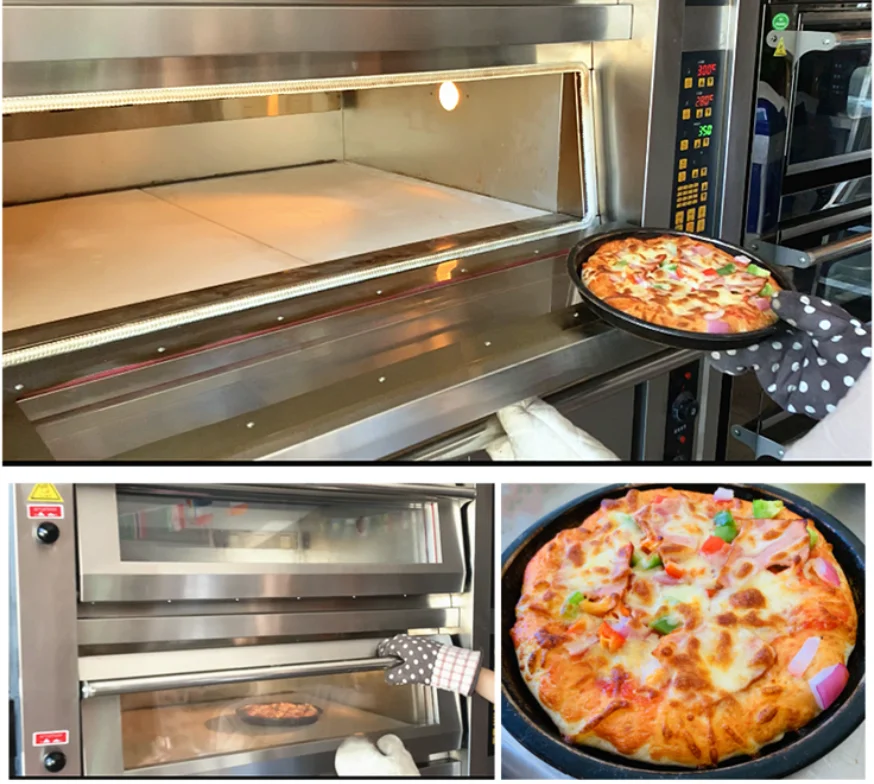 China large small industrial biscuit wholesale price baker cookie commercial bakery electric gas oven 2 deck for restaurant bake