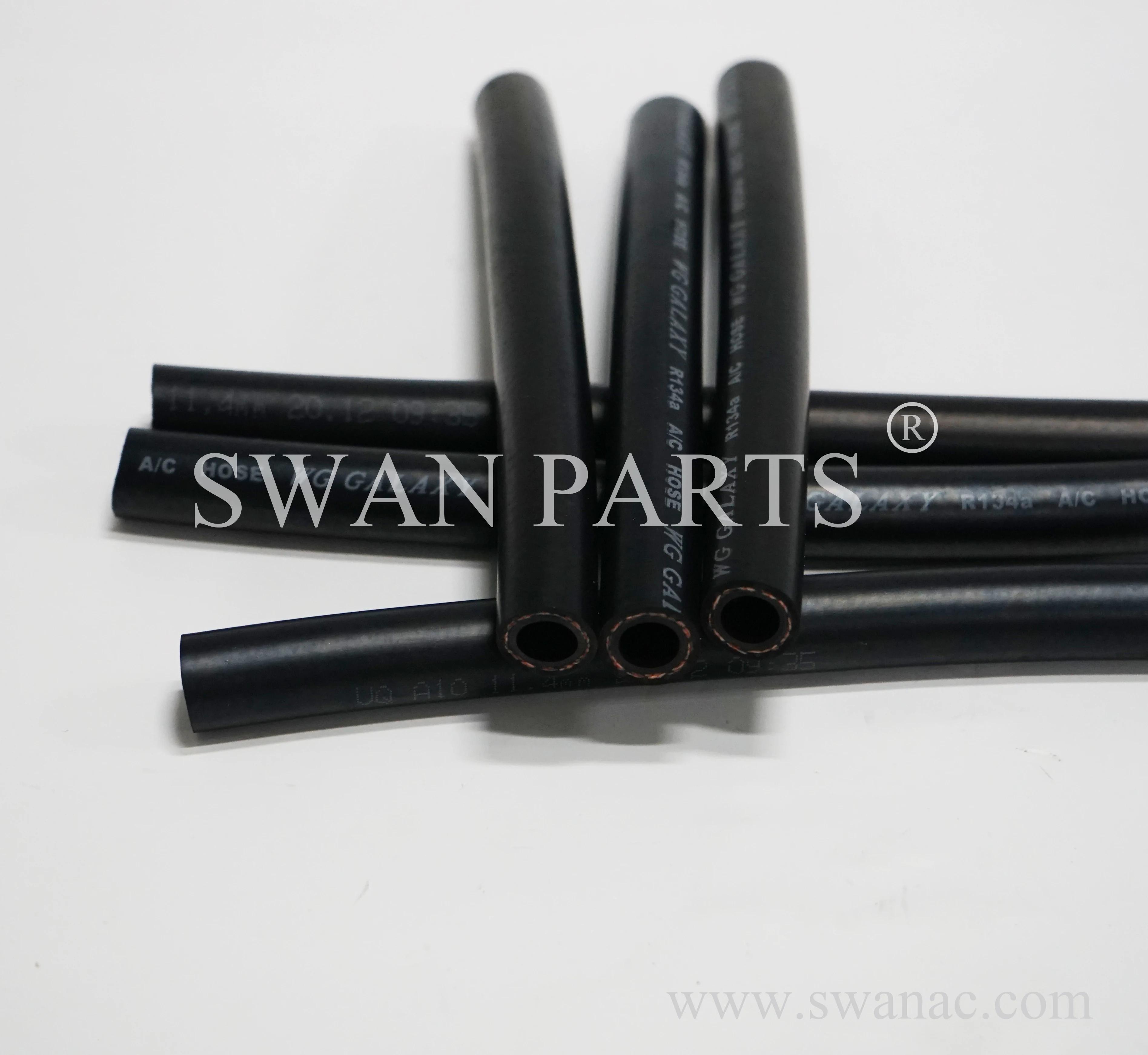 For WG GALAXY R12 R134a AC Hose Nylon Reduce Barrier AC Refrigerant Hose Air Conditioner Pipe A10 11.4mm 11.4mm*18.4mm