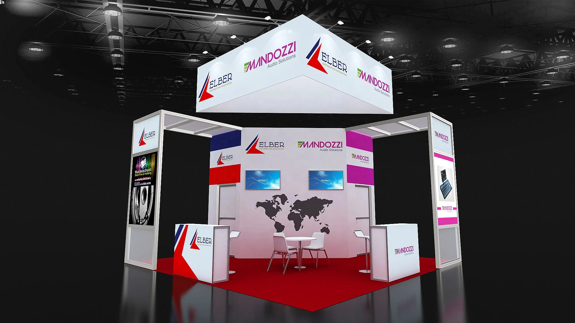 20x20 Exhibition Fair Trade Show Display Booth Stand De Feria
