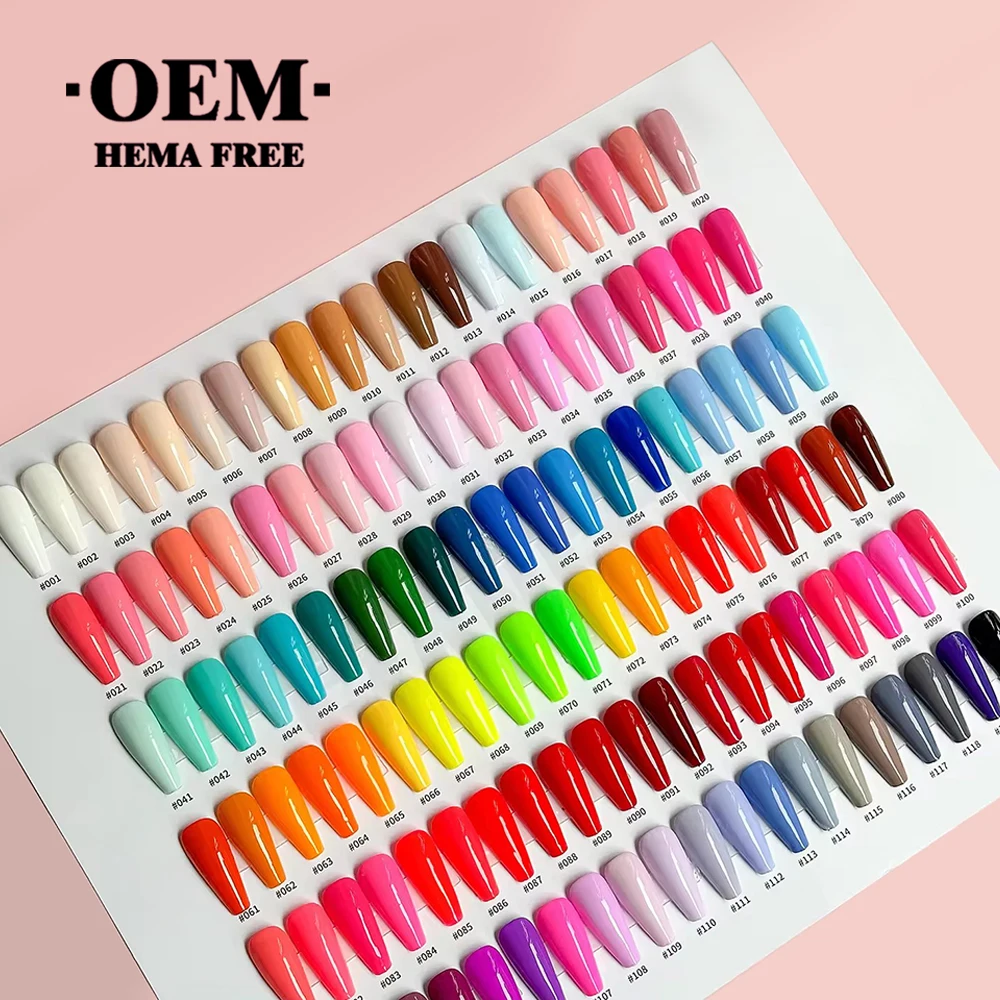 RONIKI custom logo organic gel nail polish wholesale acrylic color very good uv gel polish create your own brand
