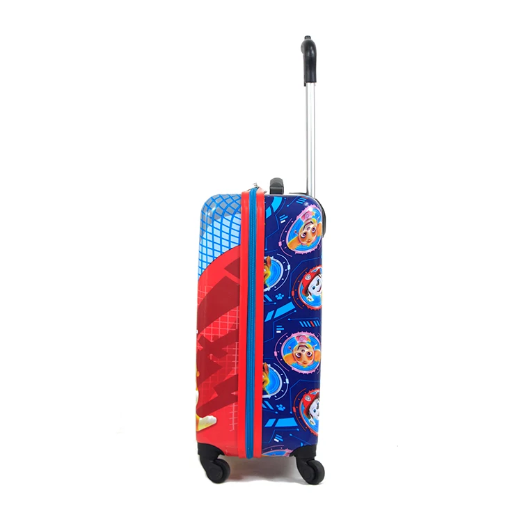 New Custom Made Design Practical ABS Children Travel Luggage Bag Trolley 18 Inch Cartoon Character Kid Suitcase Luggage