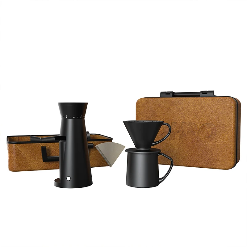 Professional Coffee Grinder Espresso Bean Machine Electric Coffee Mill Bean Grinder with Italy Imported Conical core for house