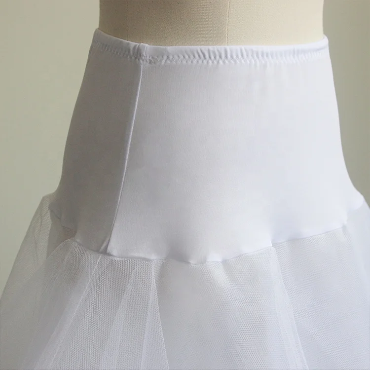 Hot sale top quality under wear underskirt puffy with 3 hoops ball gown Wedding dress crinoline petticoat