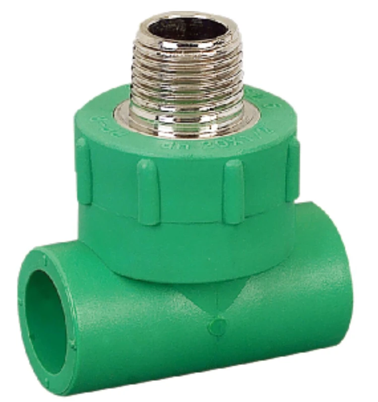 ERA 50 Year Warranty Germany Quality Hot Water Plastic PPR Pipe Fittings male thread tee