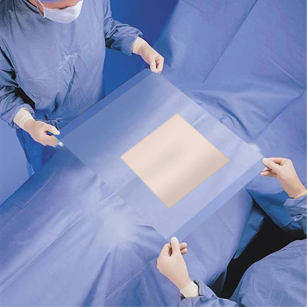 High Quality Disposable Incise Wound Drape Surgical Film Adhesive Wound Dressing for Wound Cover